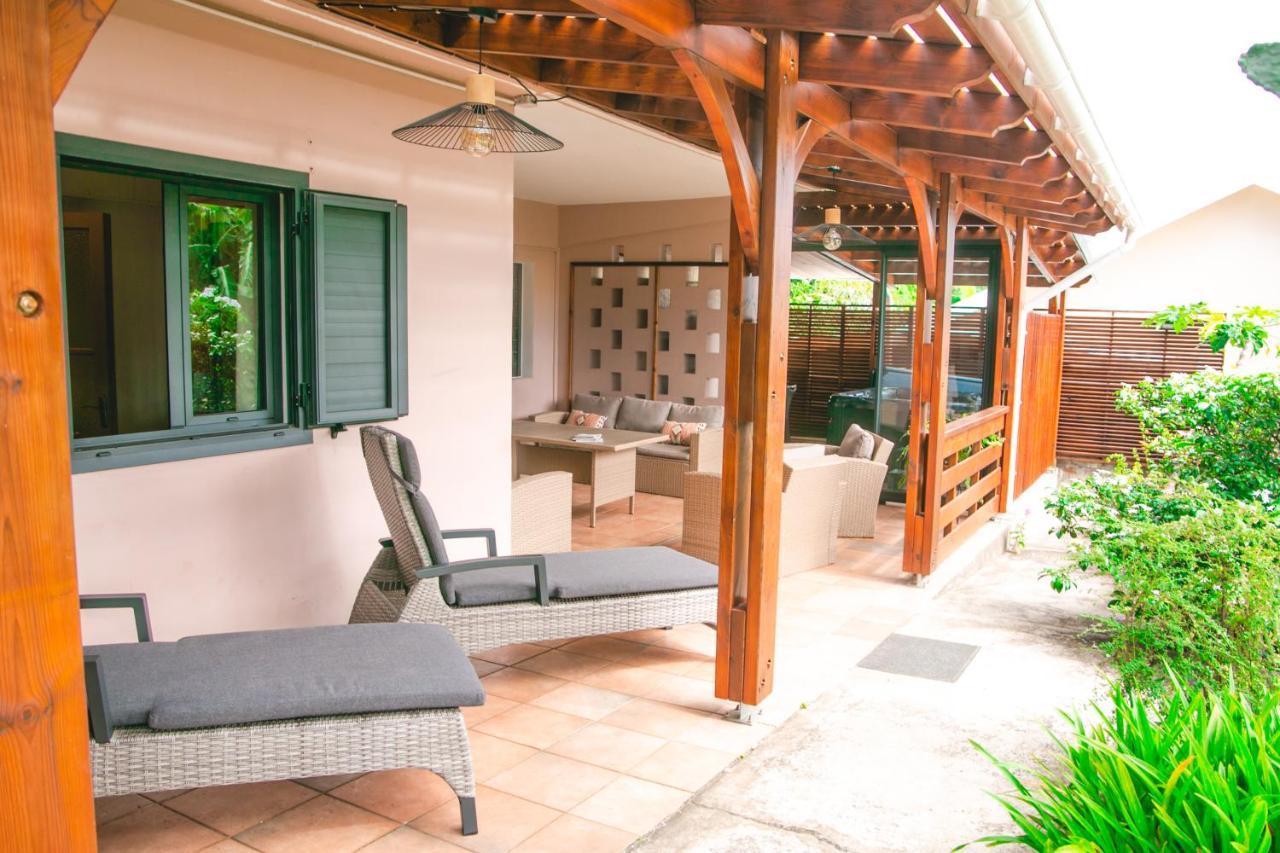 Villa Le Colonial Zen - T4 à 5 mn Aéroport Sainte-Marie Exterior foto